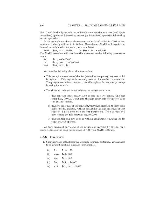 Computer Organization with MIPS - Page 146